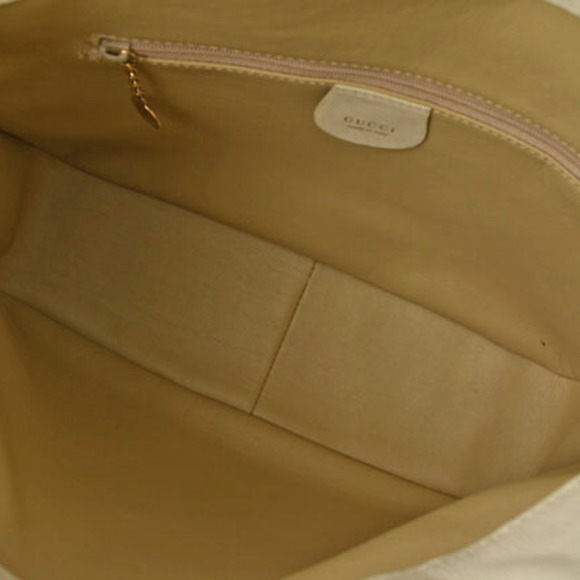 Gucci handbag shoulder bag GUCCI 2way bamboo leather cream - Picture 10 of 15